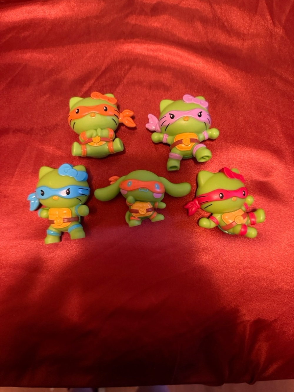 Sanrio teenage mutant ninja turtles collaboration Figures